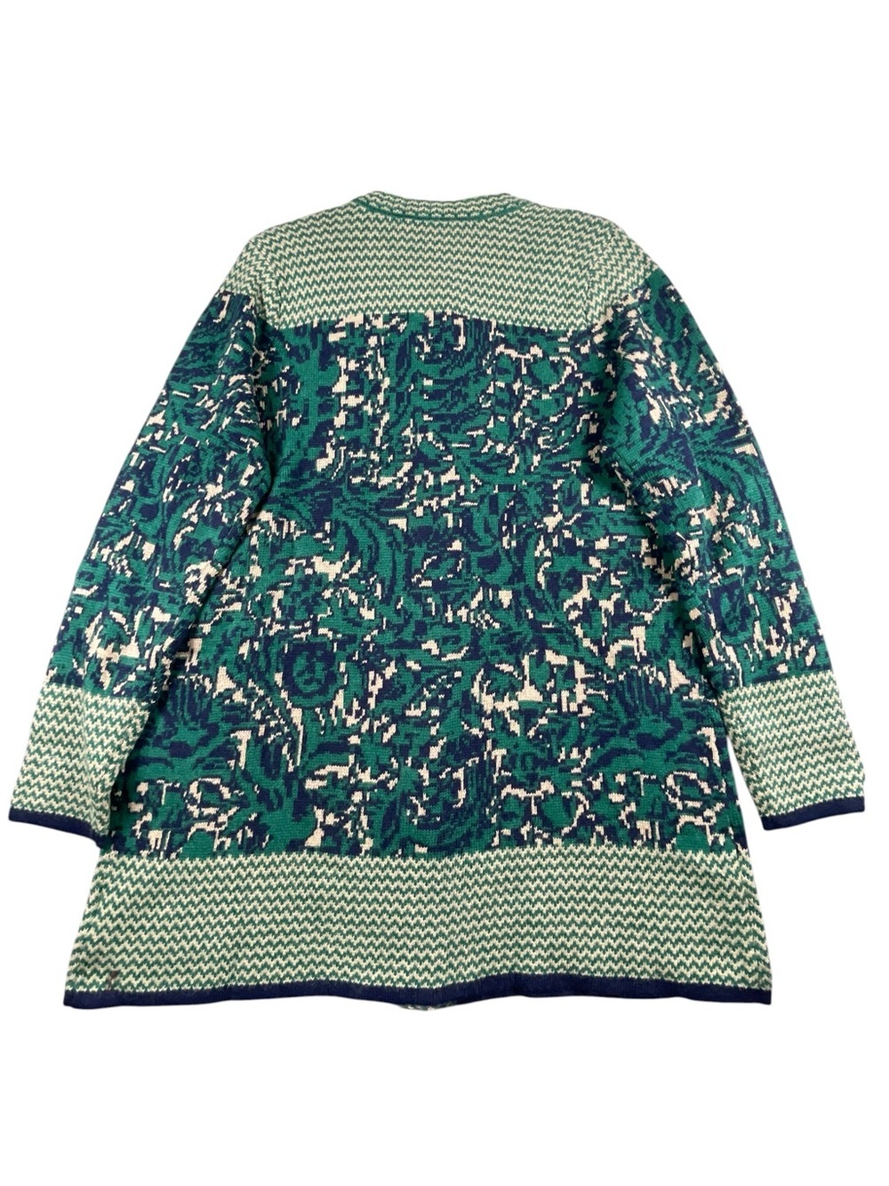 Liz Claiborne Alpaca Blend Stylish Travel Office Party Nordic Button Up Cardigan - Picture 3 of 15